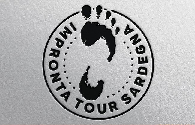 Creazione logo impronta tours in Sardegna