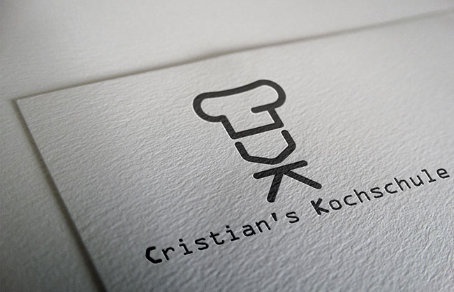 Disegno logo chef Cristian's Kochschule