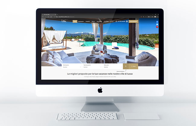 Realizzazione sito web immobiliare LTH Luxury Villas Real Estate
