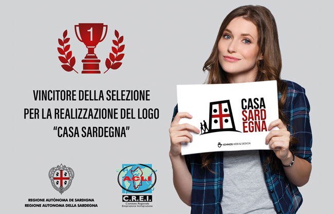 Vincitore del concorso per la creazione del logo regionale Casa Sardegna