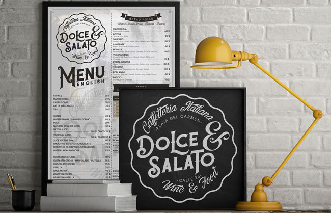 Creazione branding caffetteria Dolce e Salato