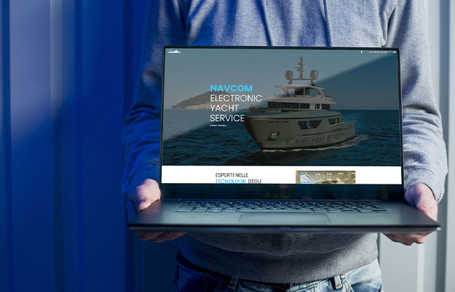 realizzazione sito web Navcom Electronic Yacht Service