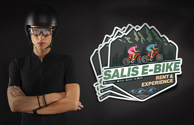 Creazione logo Salis E-Bike noleggio e tour bici in Sardegna
